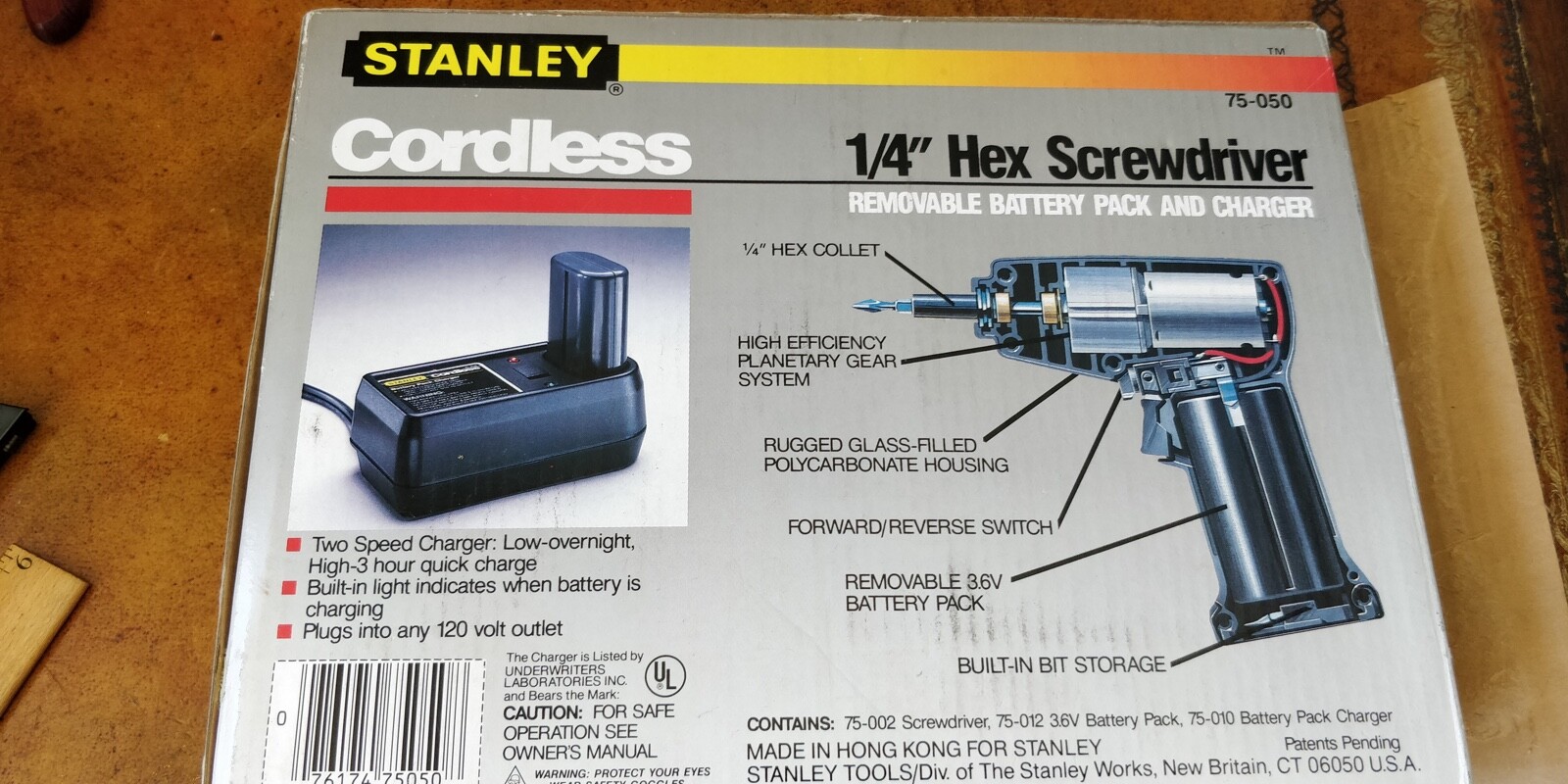 New Old Stock – Stanley Cordless Screwdriver – 75-050 75-002