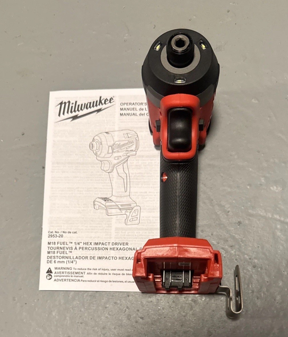 Milwaukee M18 Fuel 2953-20 Brushless Cordless 1/4&Prime; Hex Impact Driver Tool Only