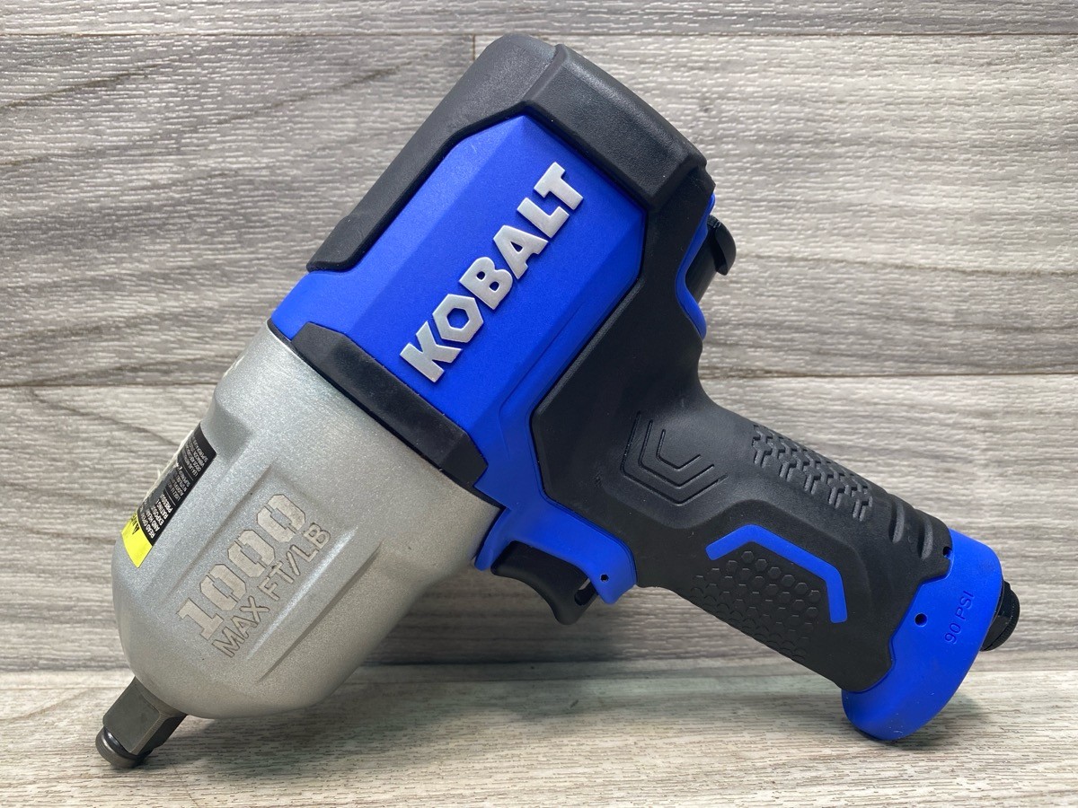 Kobalt 0.5-in 1000-ft lb Pneumatic Air Impact Wrench (A1D014616)