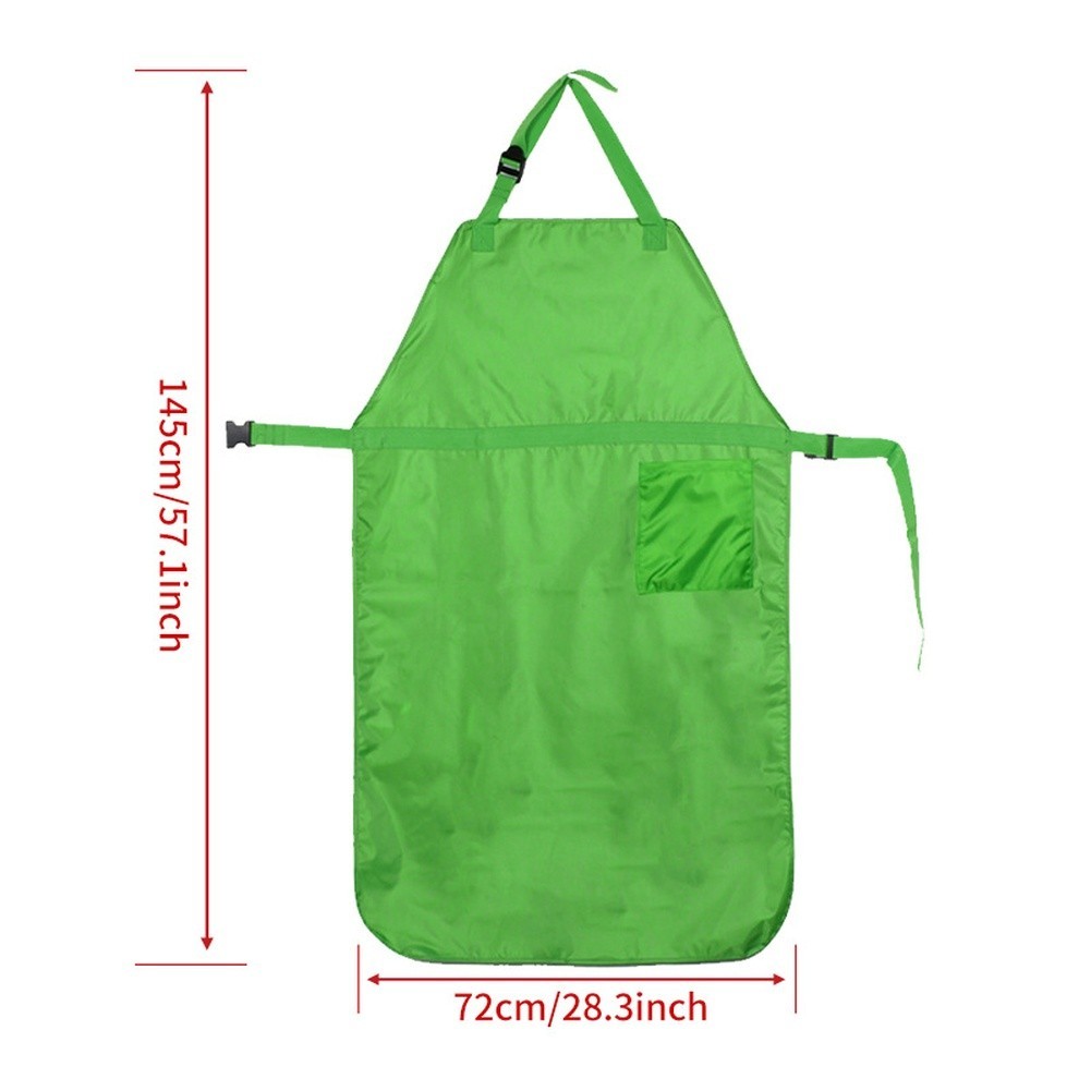 Adjustable Water Resistant Garden Apron for All Body Types 145 x 72 cm