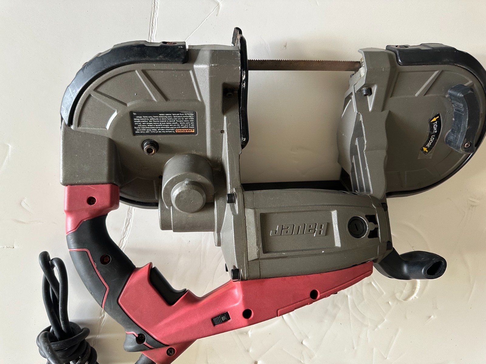 Bauer 1678E-B 10 Amp Deep Cut Variable-Speed Portable Band Saw – Good Working Co