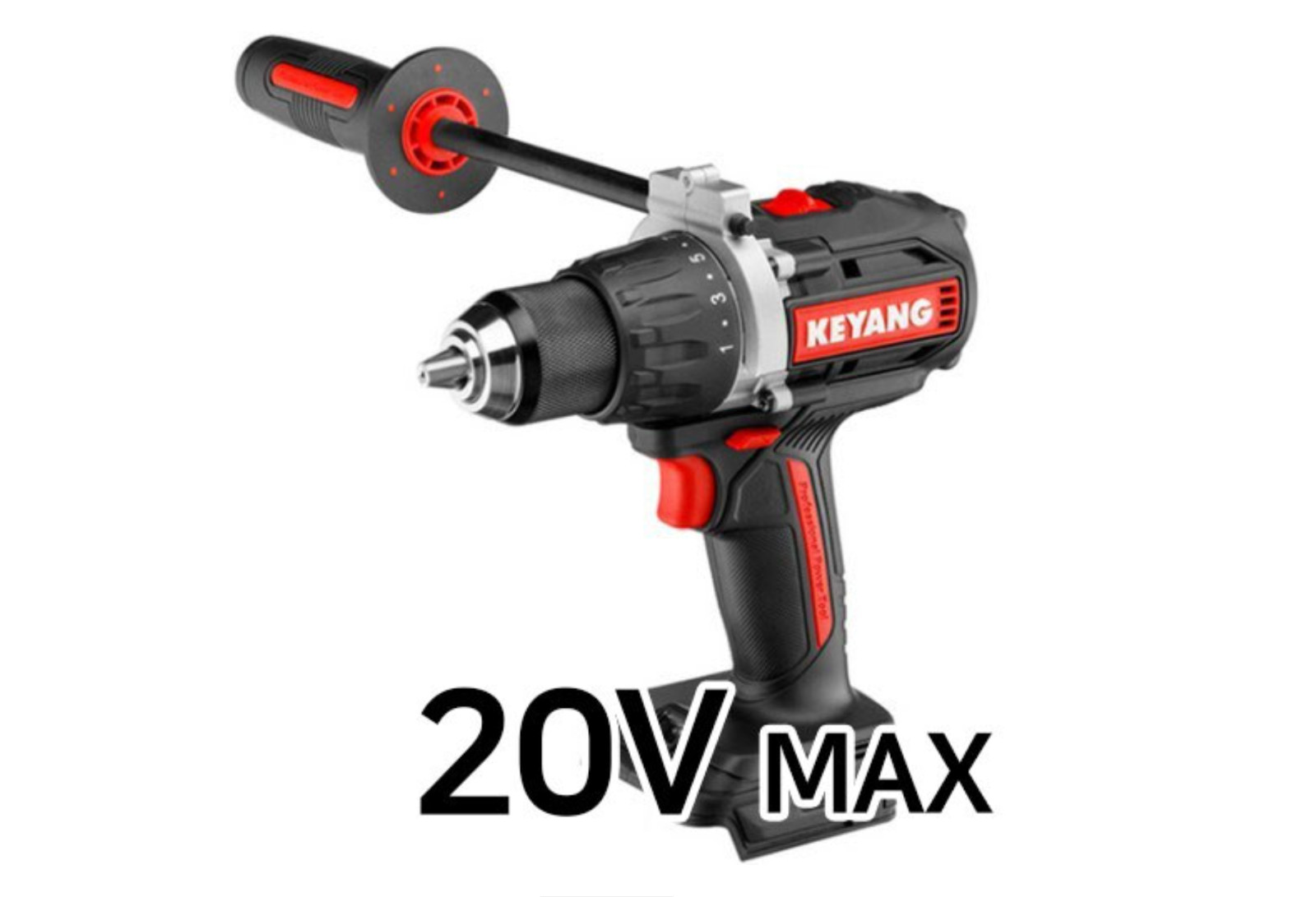 KEYANG DD20BLH-100E BL 20V Max Keyless 13mm 2100rpm 100Nm LED 4.62lbs Bare Tool