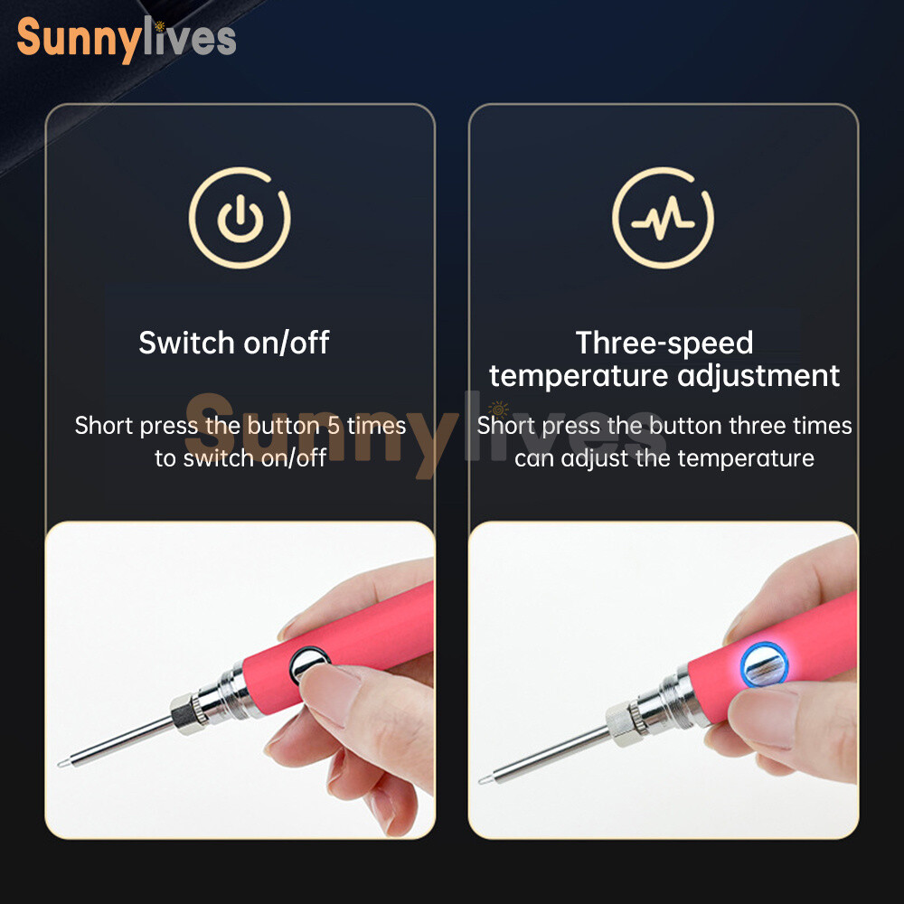 650mAh 510 interface Welding Pen Wireless Electric Soldering Tool USB Chargeable