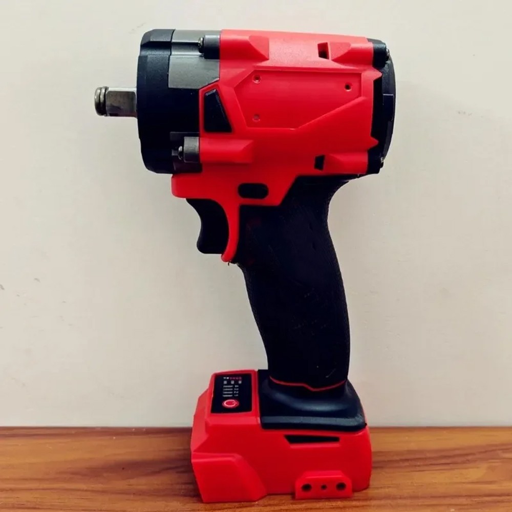 For Milwaukee 18V M18 FUEL 1/2&Prime; High Torque Impact Wrench RED+BLACK wrench