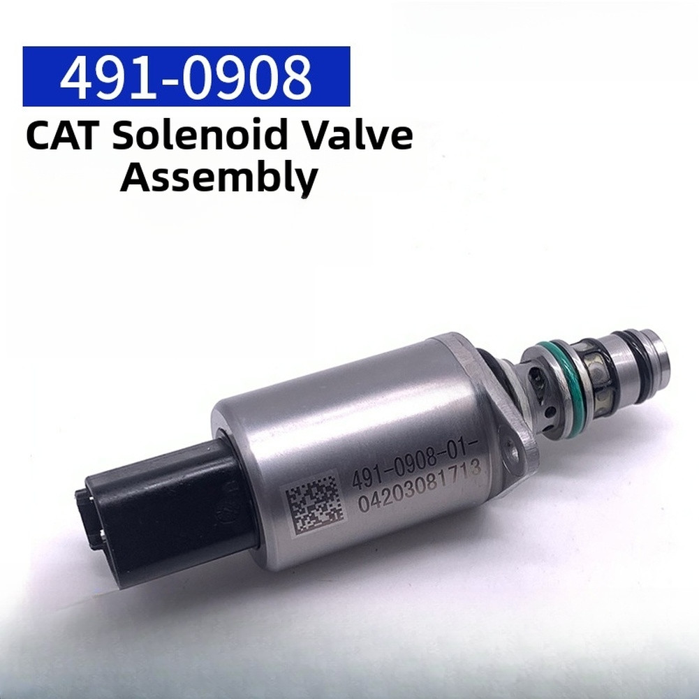 Solenoid Valve Assembly for CAT For excavator Models 320 336 349 491-0908