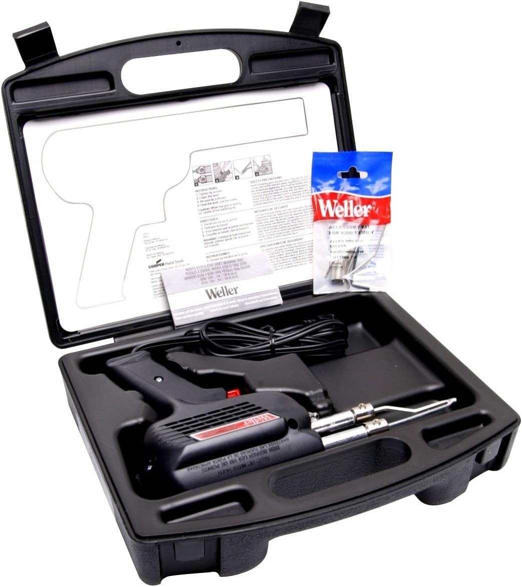 Weller D550PK Professional Soldering Gun Kit 260W/200W w/ Tips & Case