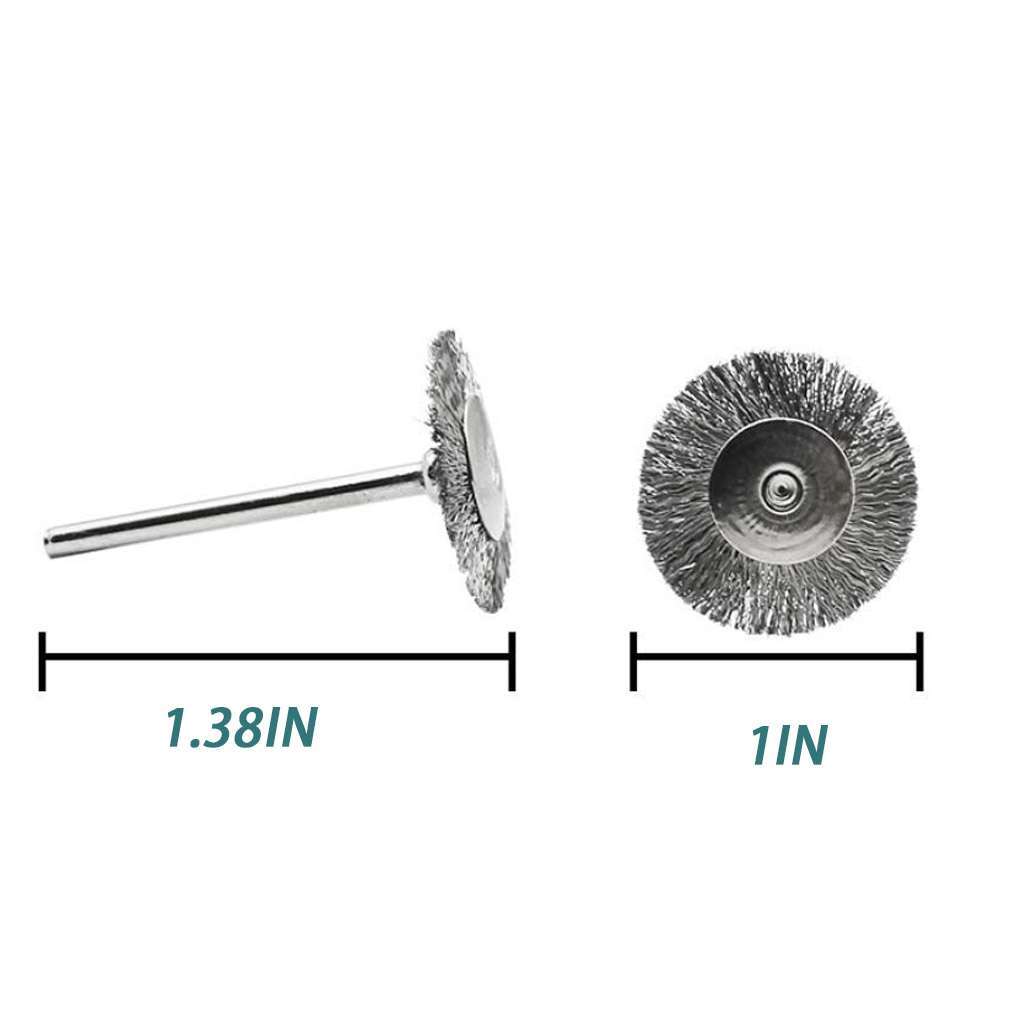 10-100pcs Stainless Steel Wire Wheel Brushes Cup For Grinder Dremel Rotary Tool