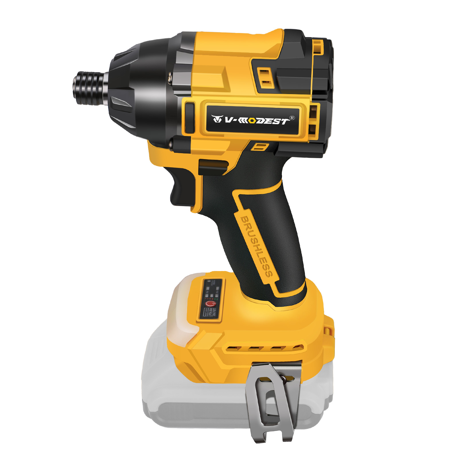 Brushless Cordless Impact Driver For Dewalt 20V Max Battery 1/4&Prime; Compact 2 Speed