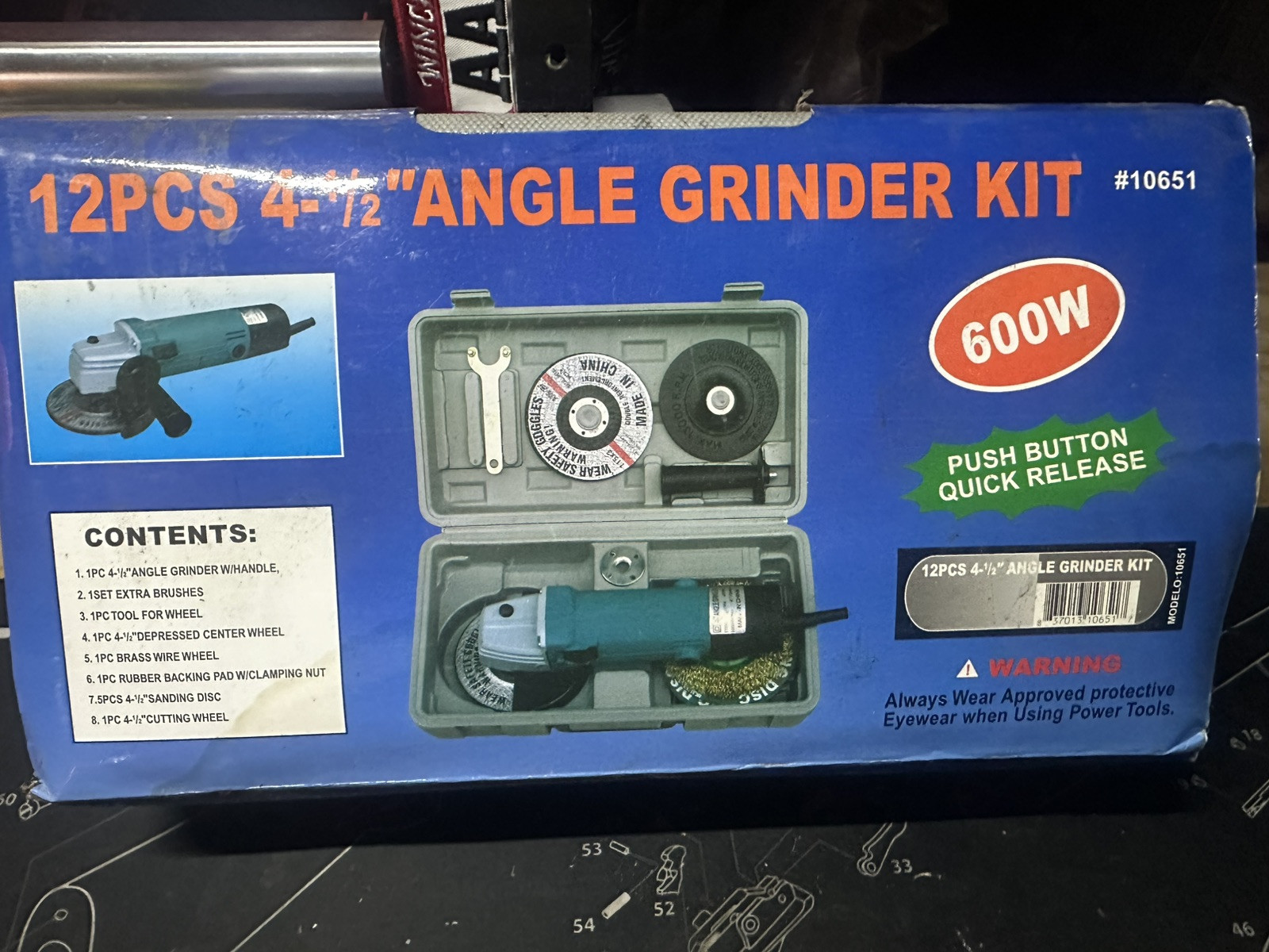 4-1/2 Inch Angle Grinder Kit