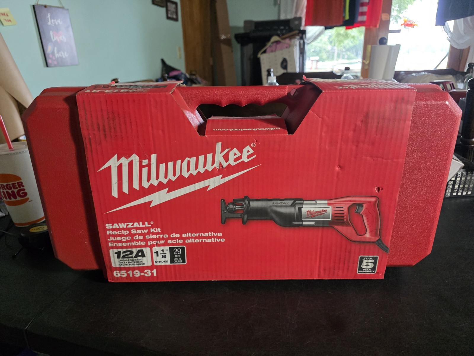 Milwaukee 6519-31Sawzall® Recip Saw Kit Good Used Condition