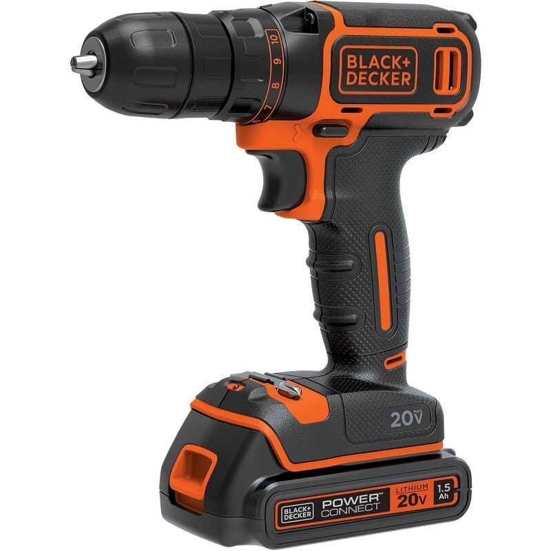 20V MAX Cordless Drill/Driver 650 RPM Battery Powered Workshop Power Tools New