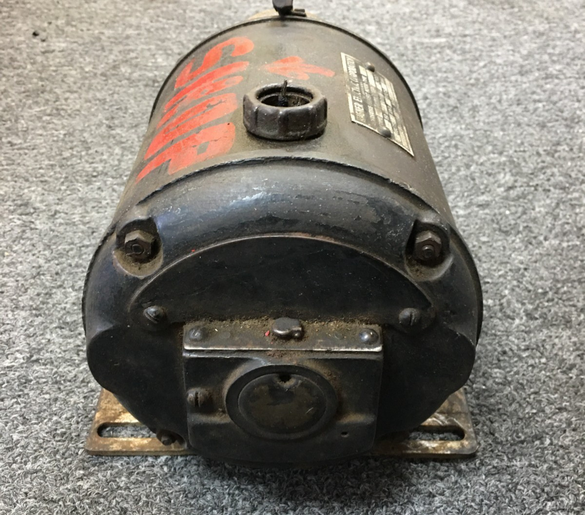 WAGNER ELECTRIC CORPORATION, ALTERNATING CURRENT MOTOR TYPE RAR, USA, UNTESTED