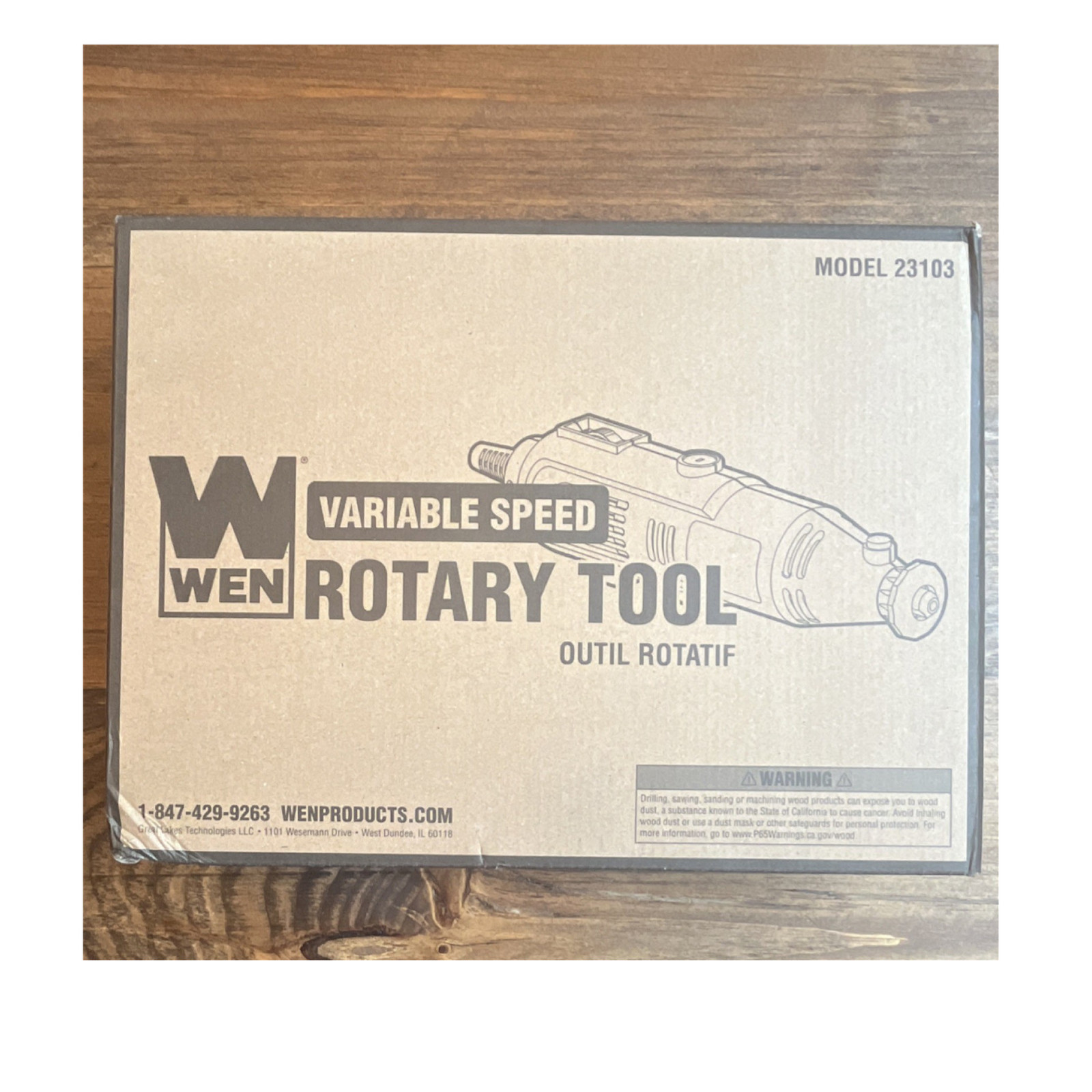 WEN Variable Speed Rotary Tool 23103 Corded Electric 120V New