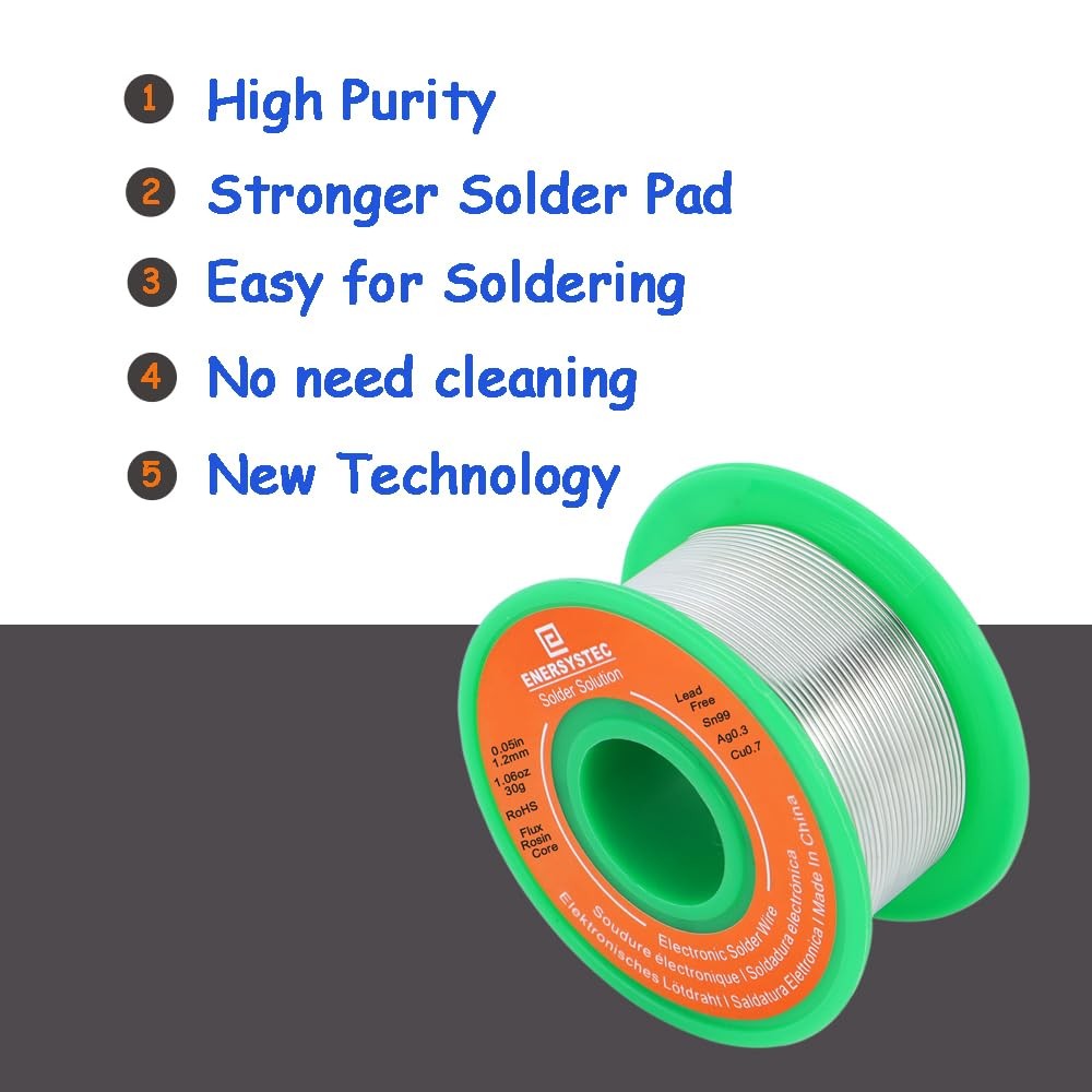 Lead Free Solder Wire Electronics Soldering Wire Fast Melting Easy for Electr…