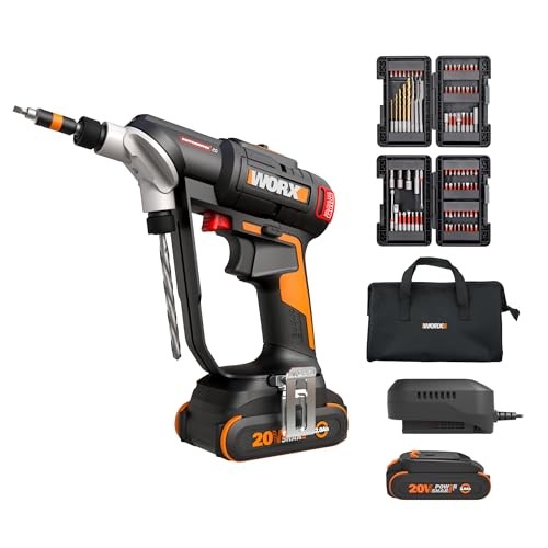 Cordless Drill Driver WORX 20V Brushless 85 Bits PowerShare
