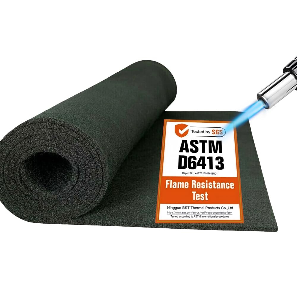 39 x 48 x 1/5 inches Carbon Fiber Welding Blanket Fireproof, Heat Resistant F…