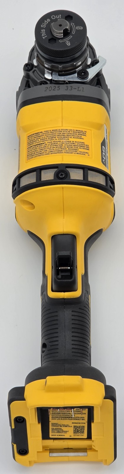 DEWALT FLEXVOLT 60V MAX* Angle Grinder with Kickback Brake, 4-1/2-6&Prime; TOOL ONLY