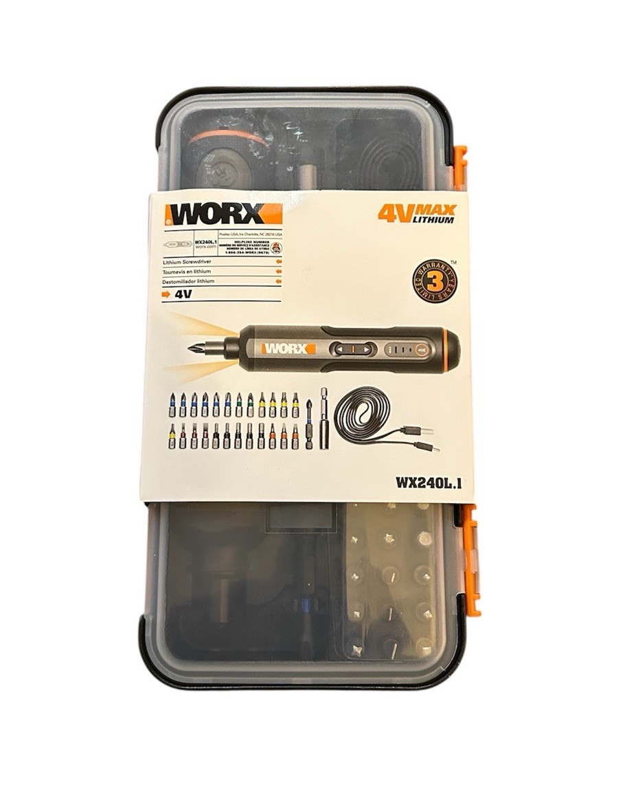 WORX 4V Max Lithium Cordless Screwdriver Set WX240L Brand New 3 Year Warranty