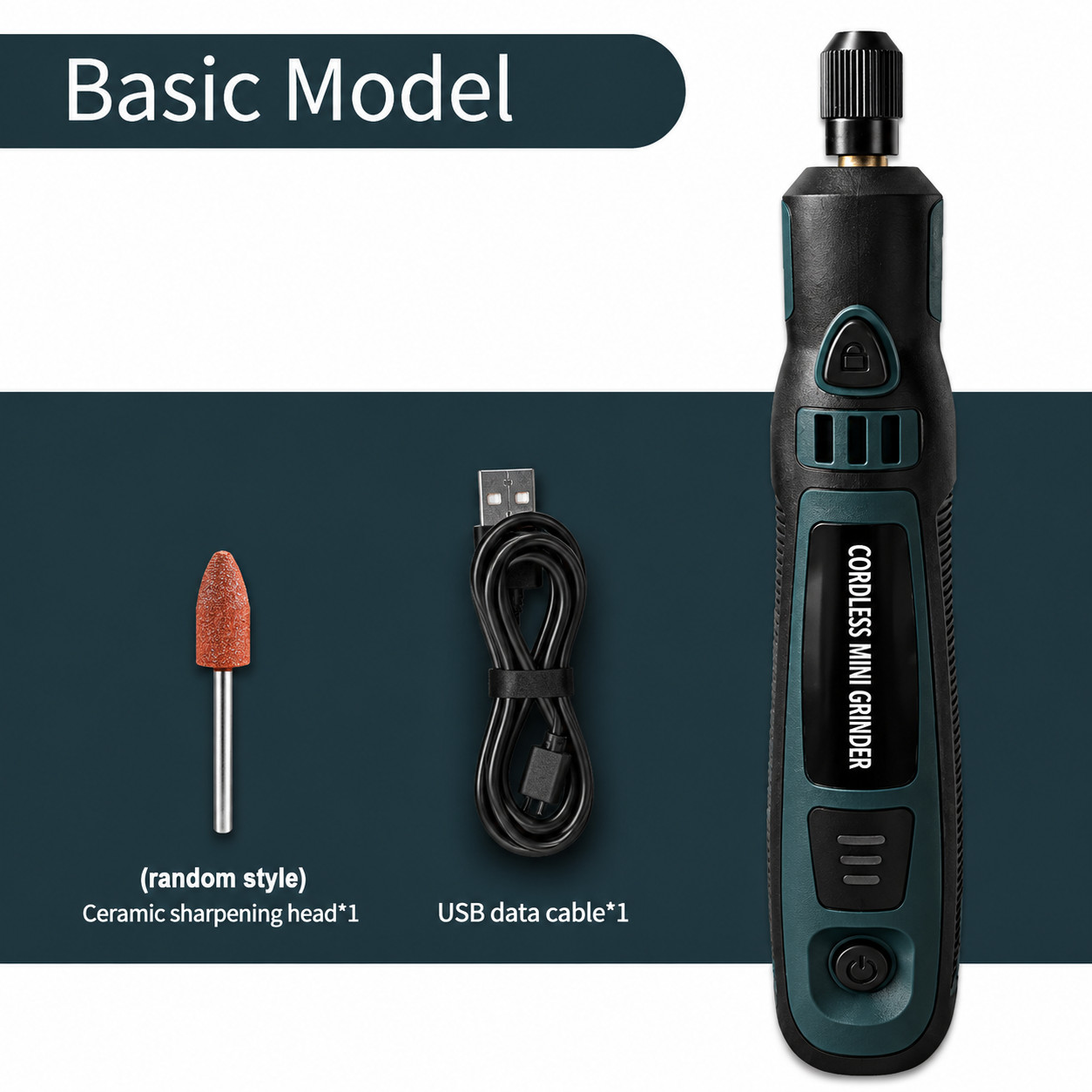 3 Speeds Rechargeable Cordless Rotary Tool Kit Mini Rotary Tool 198pc Accessory