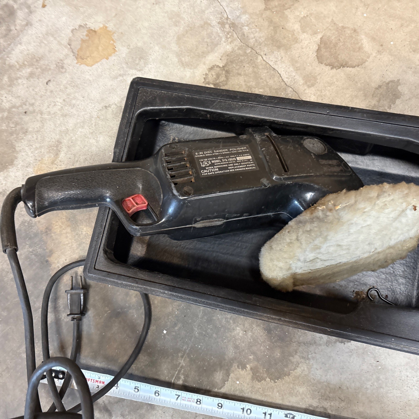 Crafts Man 7&Prime; 315.10520 Disc Sander And Polisher, Tested Works Great !