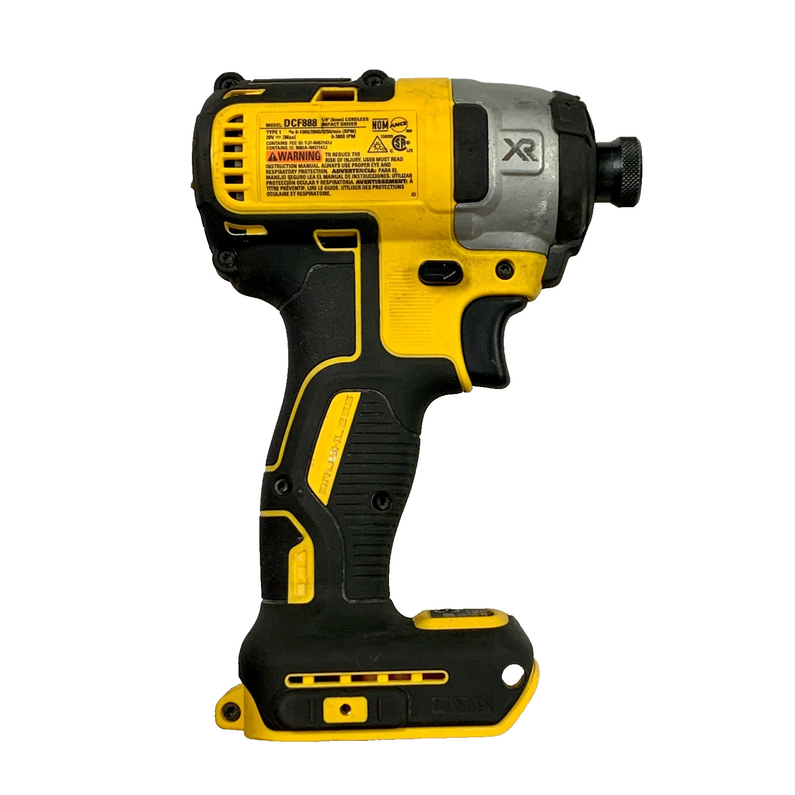 DEWALT DCF888B 20V MAX XR Brushless Cordless 1/4&Prime; Impact Driver TOOL ONLY 0300