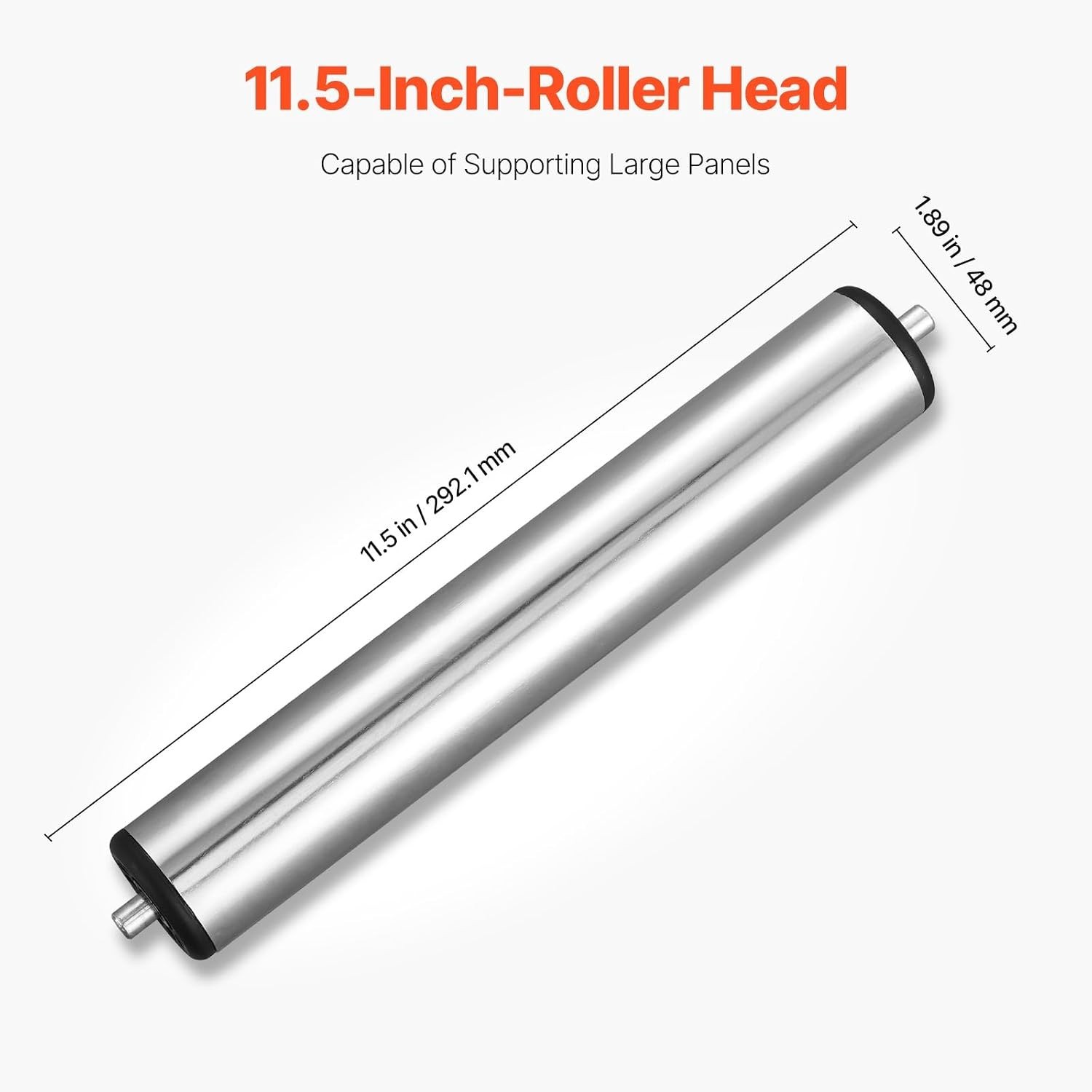 Heavy Duty Roller Stands 2-Pack – 27-43 in Adjustable Height, 250 lbs Capacity