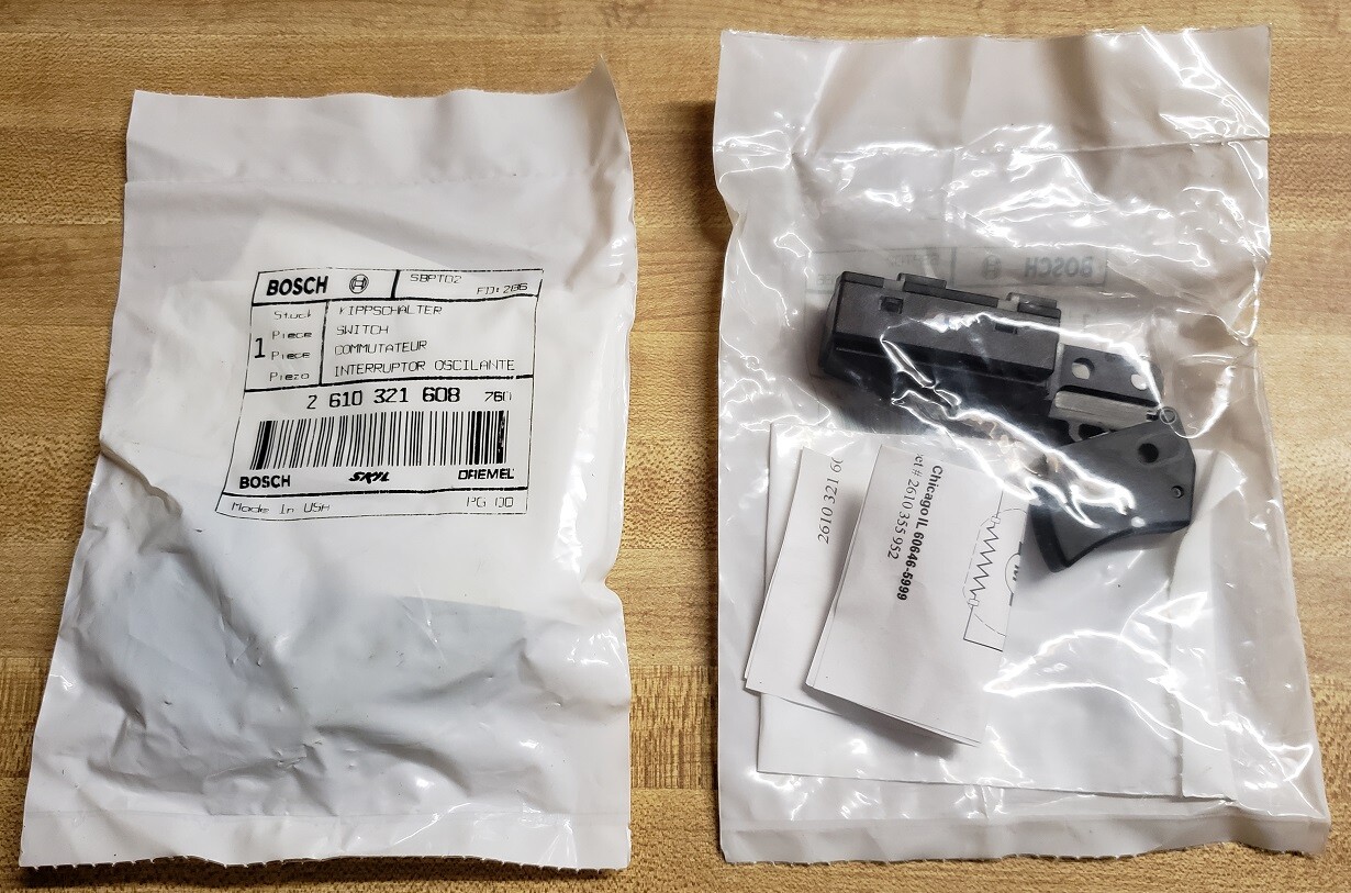 Skil Bosch 2610321608 Circular Saw 22A Power Switch Lot of Two (2) – NEW