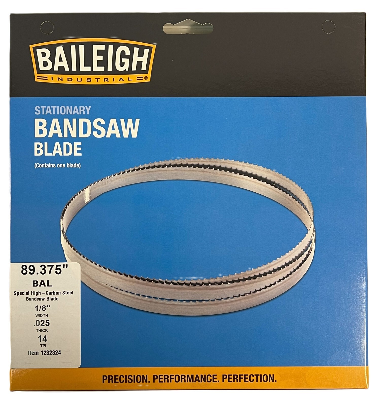 Baileigh Industrial Band Saw Blade 89-3/8&Prime; inch x 1/8&Prime;, 14TPI, for WBS-12