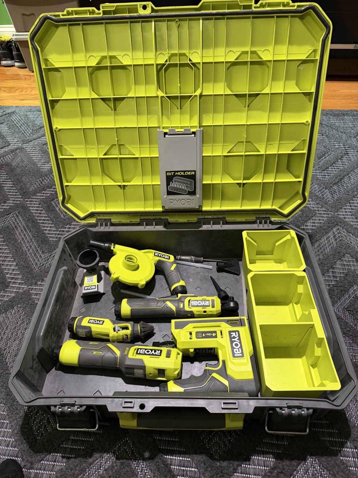 RYOBI TOOL SET/ BOX INCLUDED USB LITHIUM BATTERY TOOLS