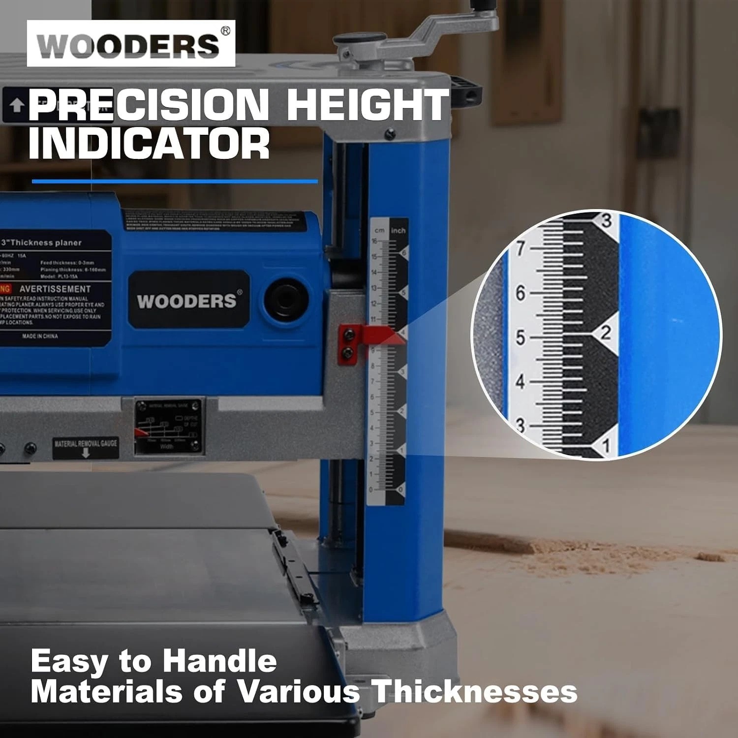 Complete Workshop 13-Inch Thickness Planer – Dust Collection & Safety Features