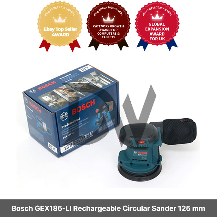 Bosch GEX185-LI Rechargeable Circular Sander Bear Tool 125 mm