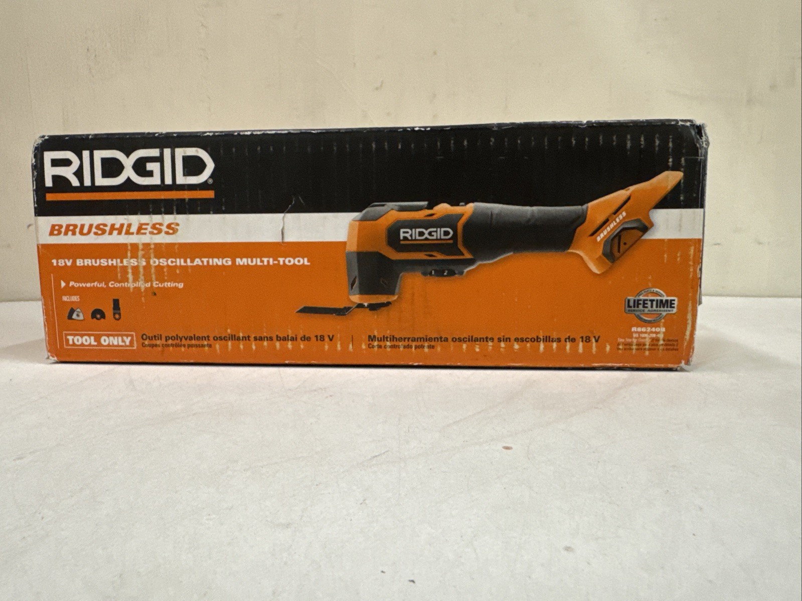 RIDGID R862105B 18V Oscillating Multi-Tool with Tool-Free Head (Tool Only)