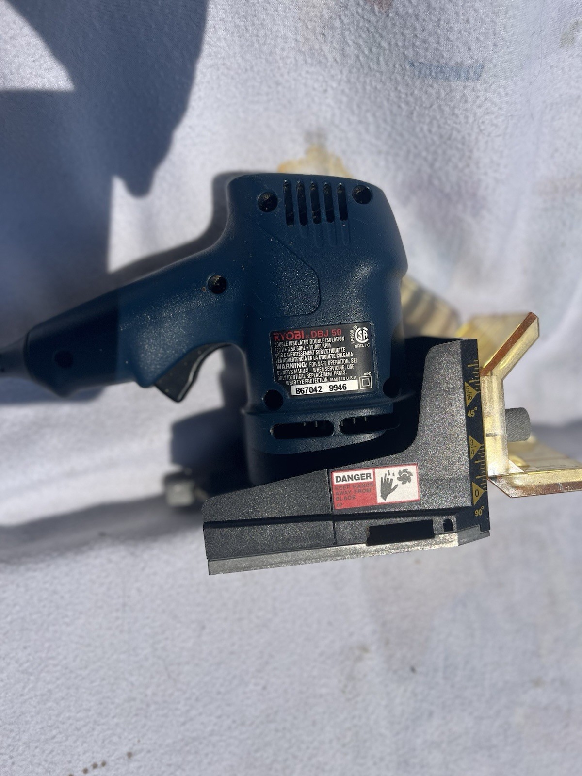 Ryobi Buscuit Joiner DBJ50 Double Insulated $39.00+shipping; 10ft. Cord