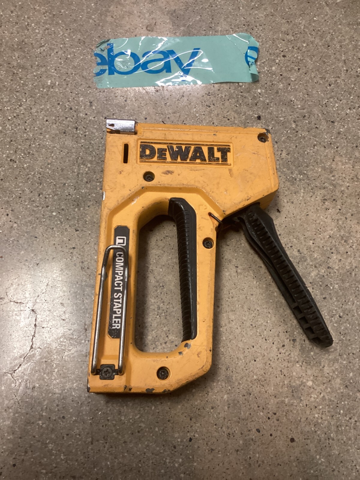 DEWALT DWHTTR130LH Heavy Duty Compact Stapler with Belt Clip