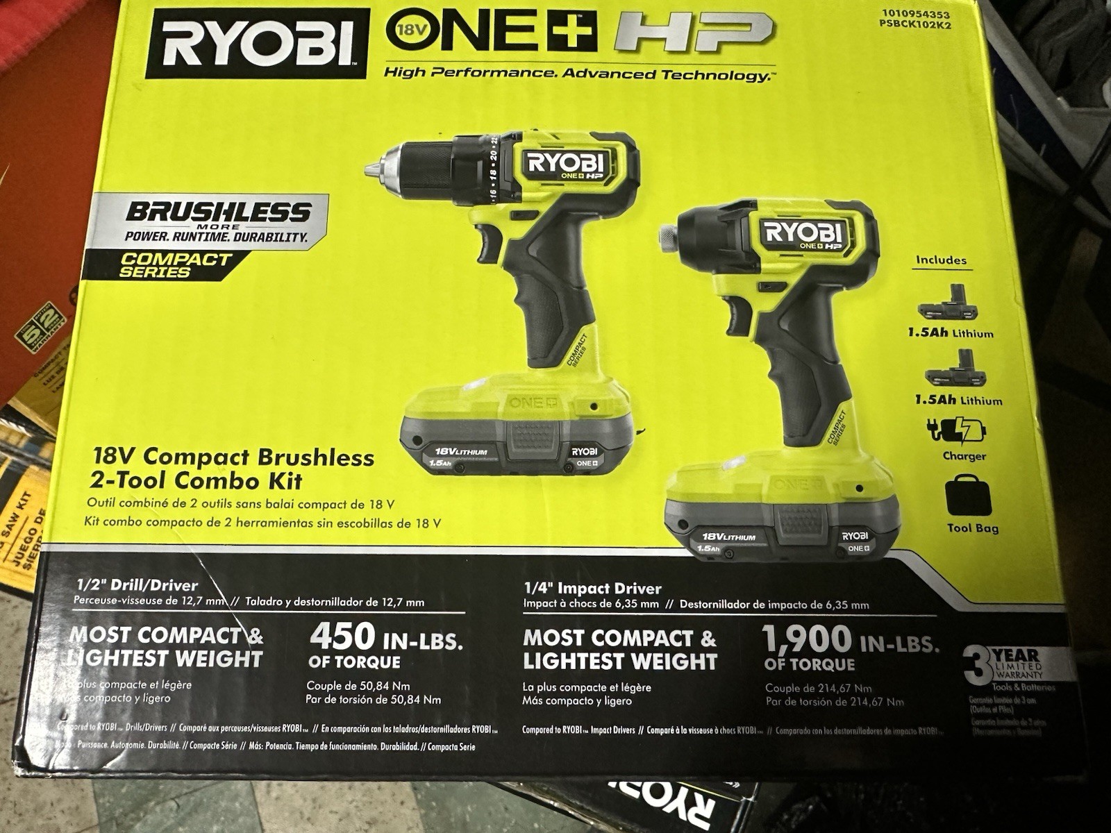 Ryobi One Plus 18V Cordless