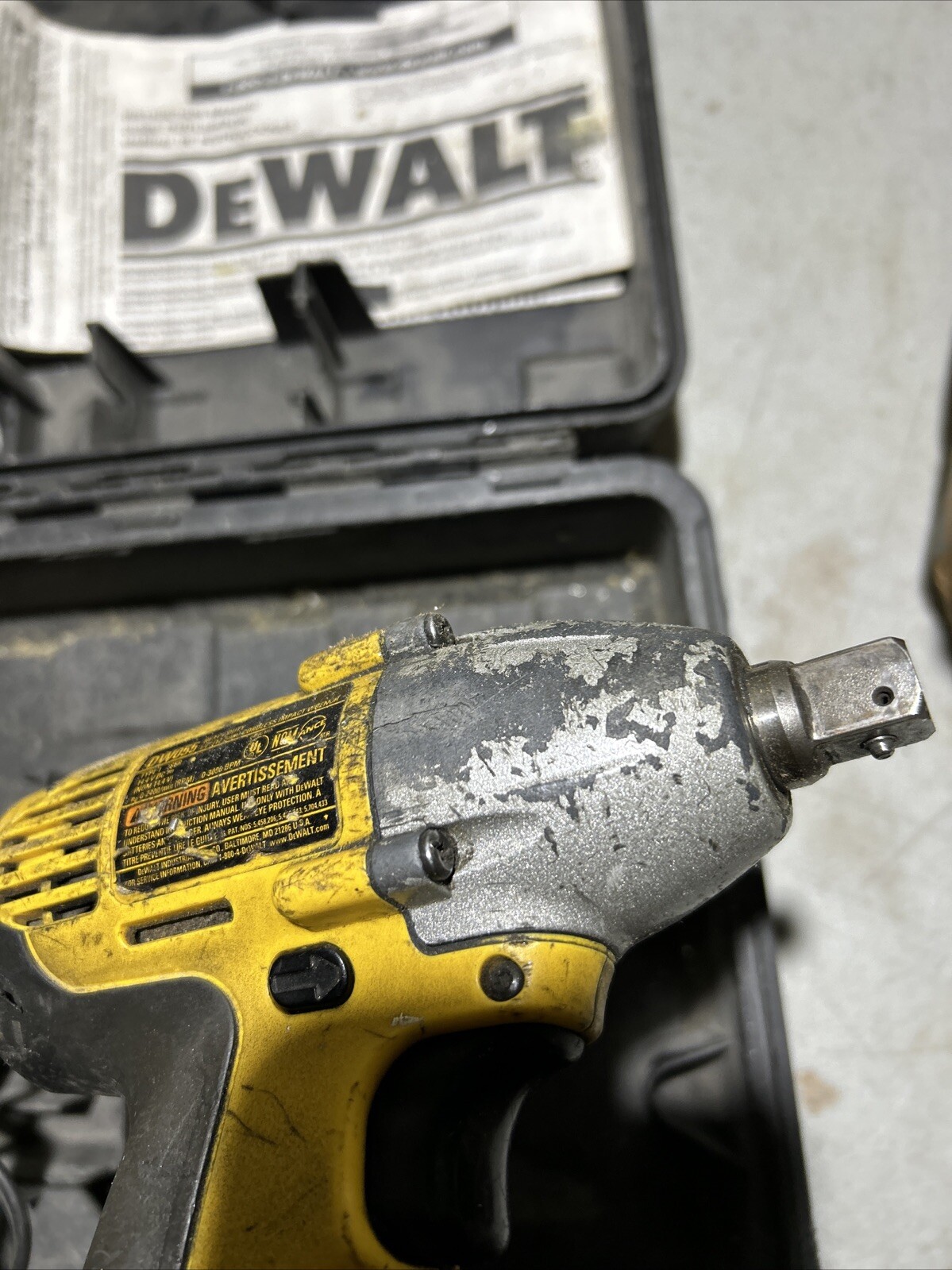 🔥DEWALT DW055 14.4V 1/2&Prime; Impact Wrench With DW9107 Charger DC9091 Battery Case
