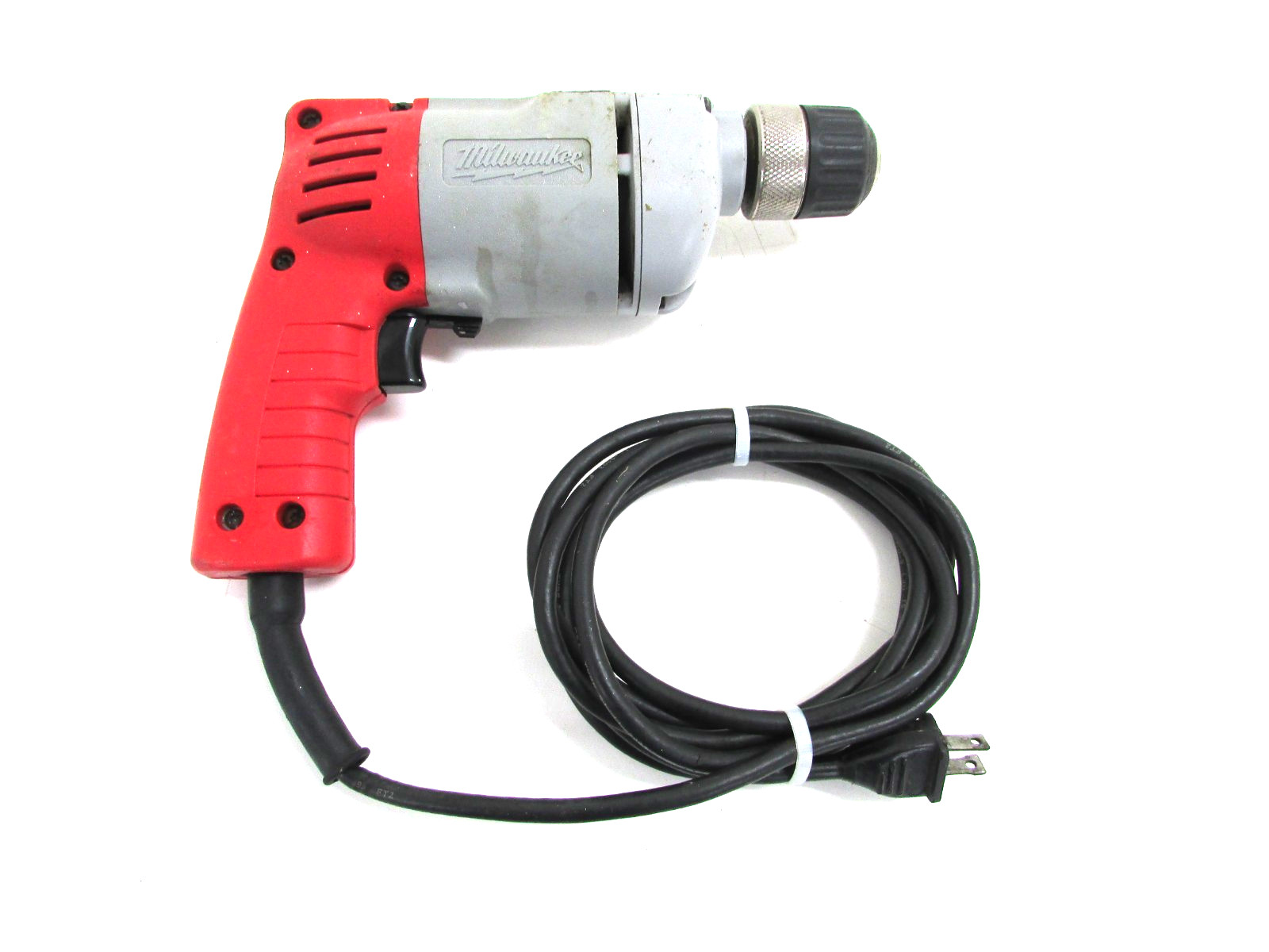 MILWAUKEE TOOLS 3/8&Prime; ELECTRIC DRILL, KEYLESS CHUCK CAT, No. 0231-1