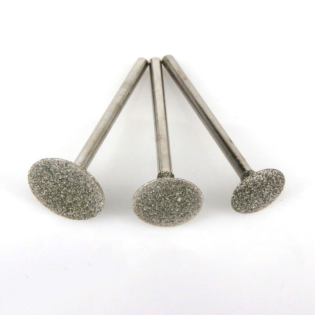 0.5-16mm Diamond Burr Grinding Head Bit 2.35/3mm Shank For Dremel Rotary Tool