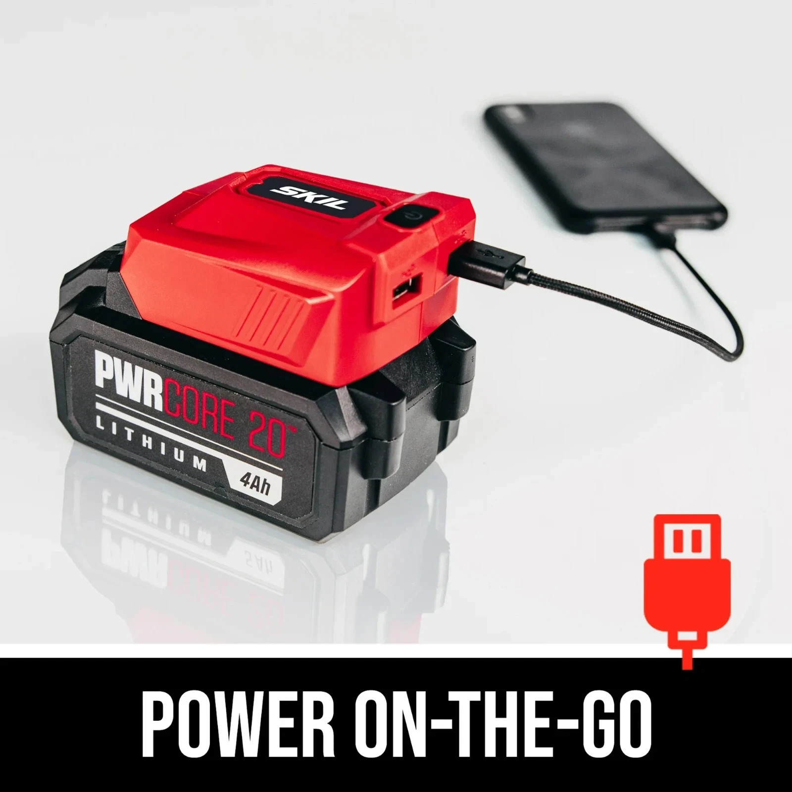 SKIL PWR CORE 20 Brushless 20V 6-1/2 » Circular Saw Kit 4.0 Ah Battery, Charger