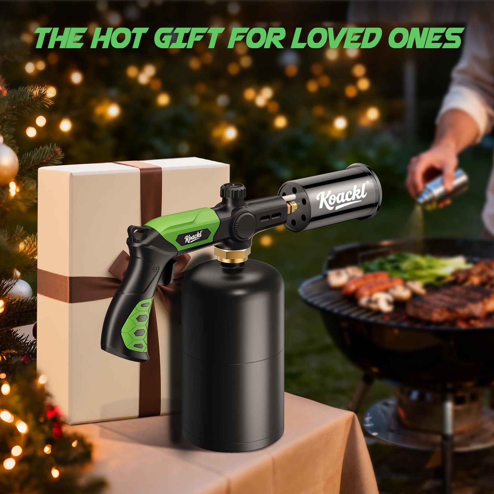 KOACKL 12.6&Prime; CSA Propane Torch 2462°F Adjustable Flame Kitchen Searing