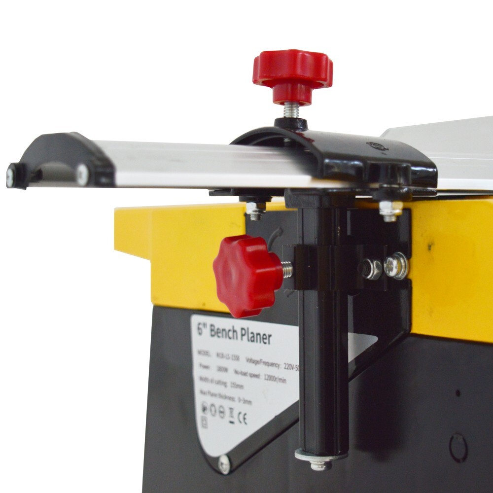 220V 2.5HP 6&Prime; Electric Table Planer Woodworking Bench Planer 12000r/min 0-0.12&Prime;