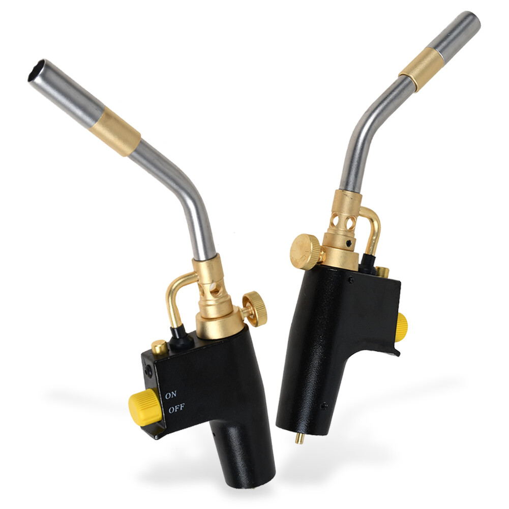 High Intensity Mapp/Propane Torch Head Trigger Start Welding Torch Kit +1 Nozzle