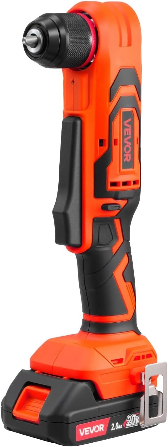 Cordless Right Angle Drill with 3/8 Inch Chuck – Brushless Motor Performance