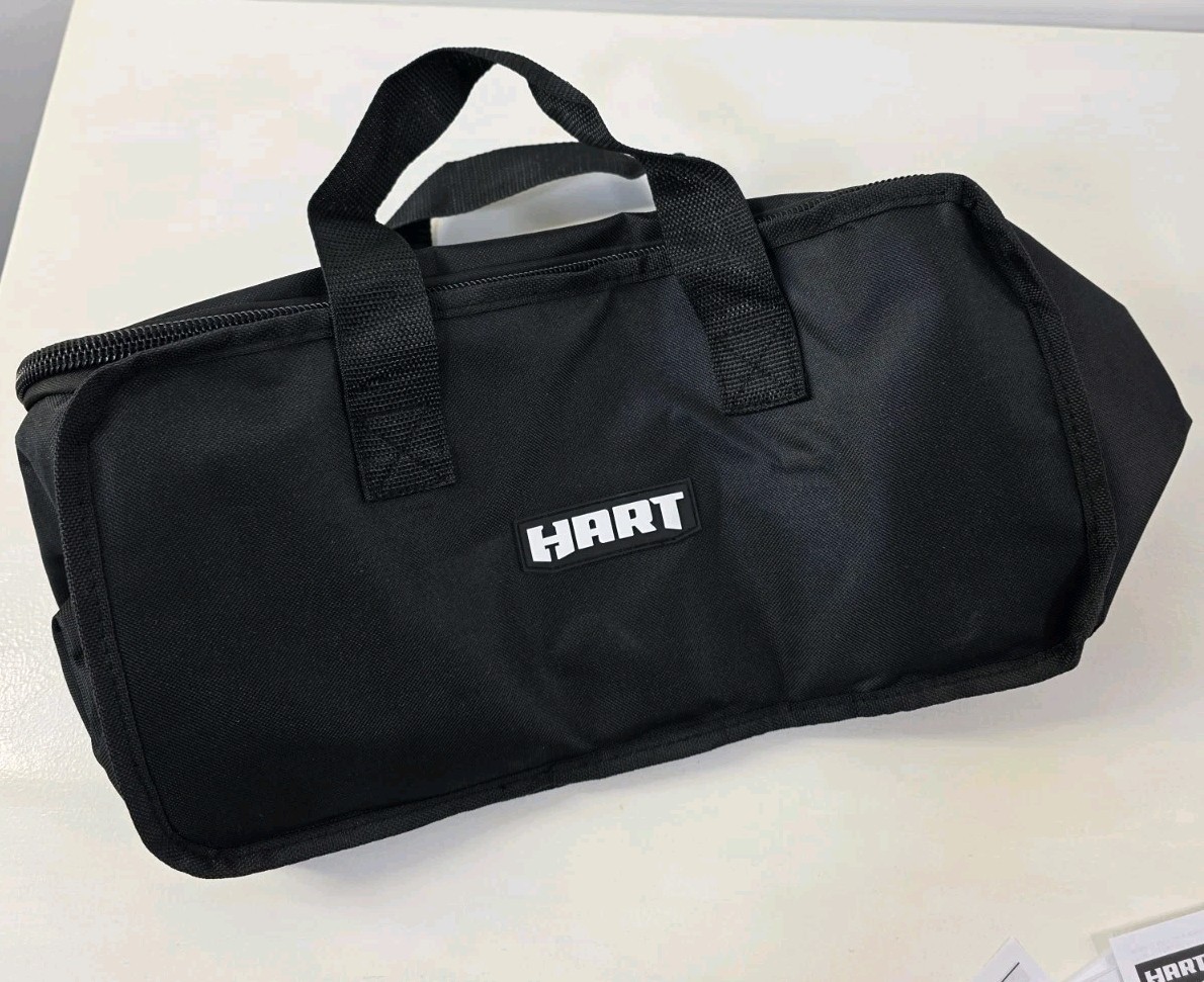 Hart 20V Combo Kit HPCK221BSB 6-1/2&Prime; Saw & 1/2&Prime; Drill BatteryCharger 2Blades Bag