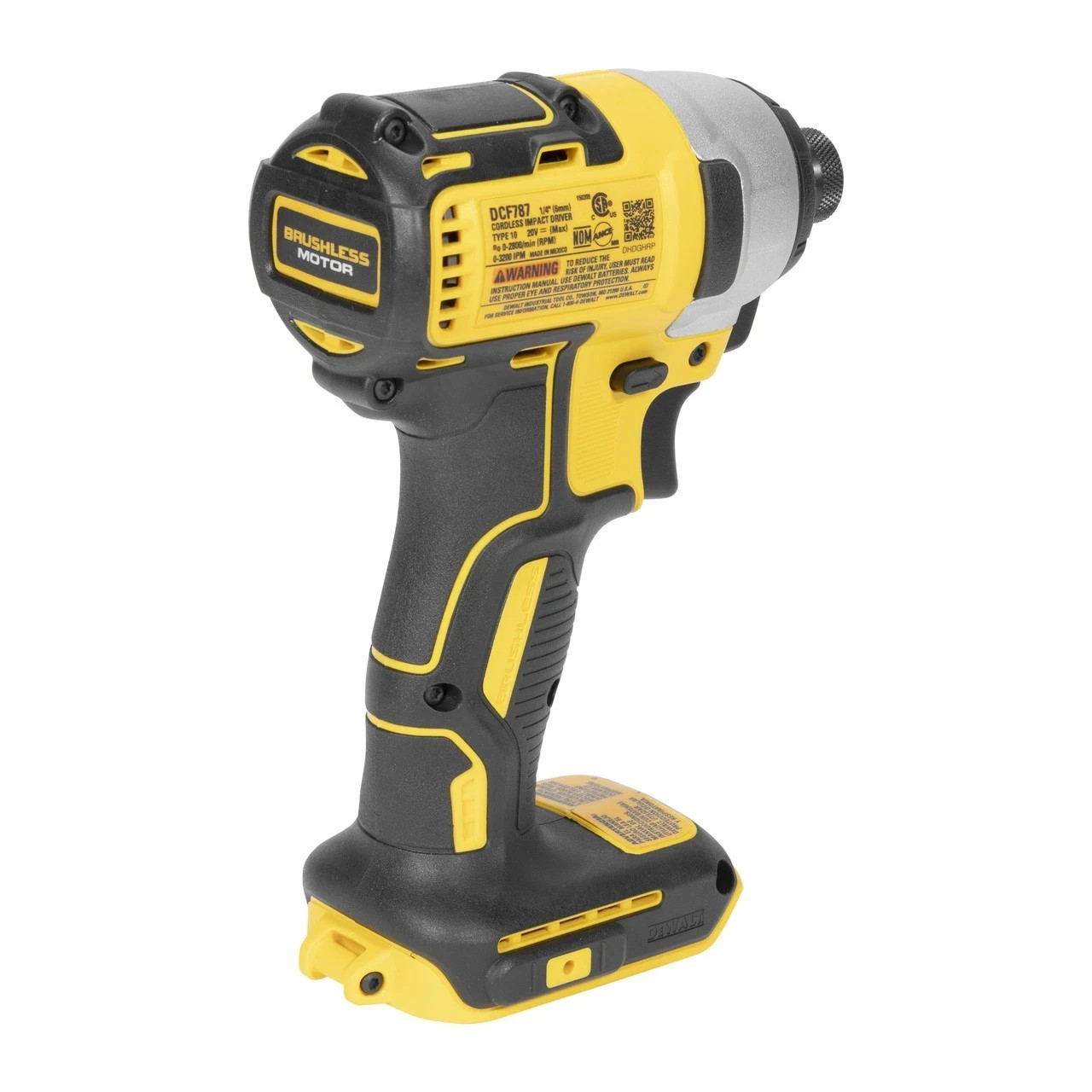 Dewalt DCF787 20V Cordless 1/4&Prime; Brushless Impact Driver 20 Volt MAX Lithium Ion
