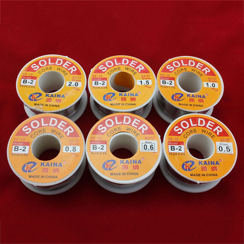 Rosin Core Solder Tin Flux 2% Soldering Iron Wire 0.5 – 2.0mm 50/100g