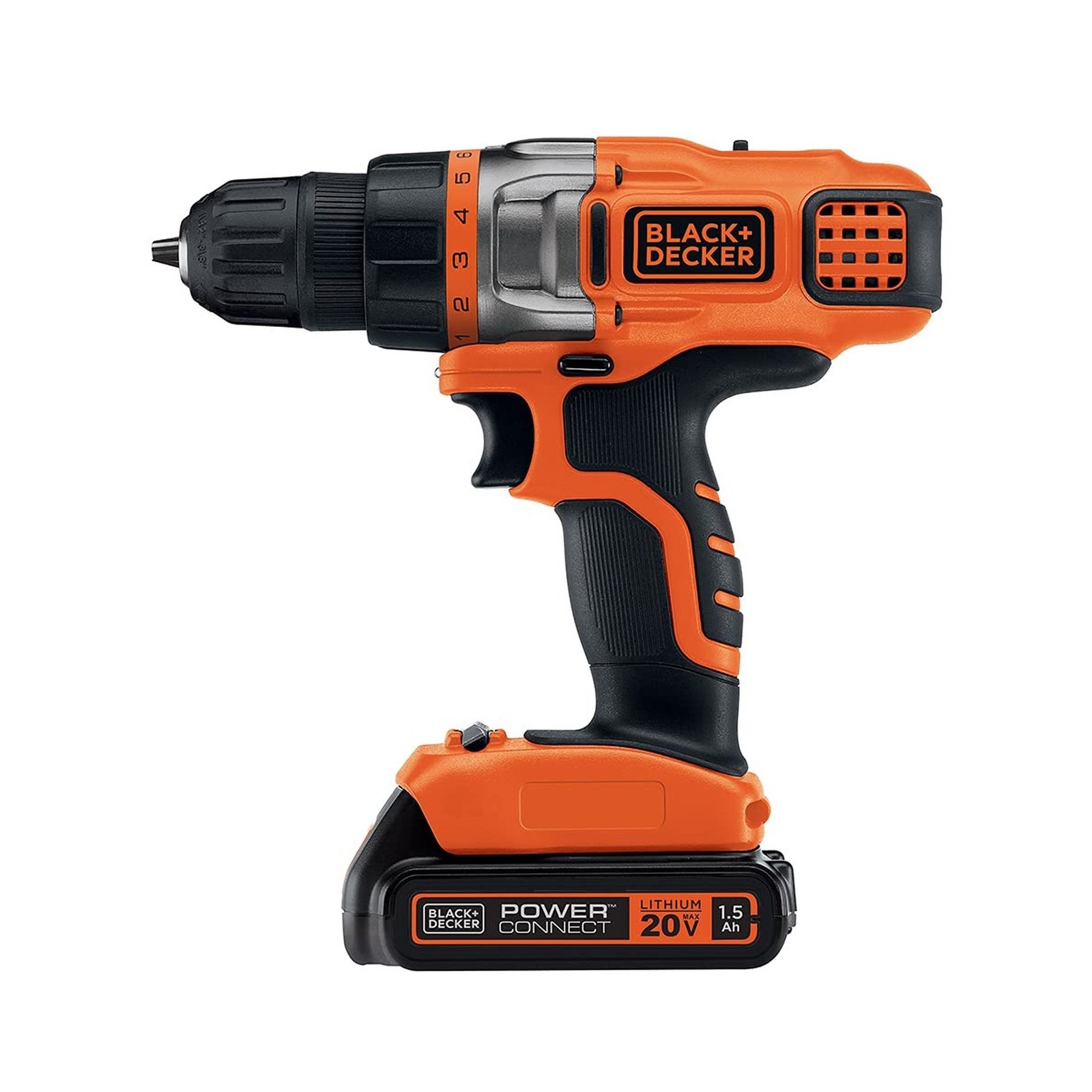 BLACK+DECKER 20V MAX Cordless Drill Driver with Battery and Charger… Fast Ship