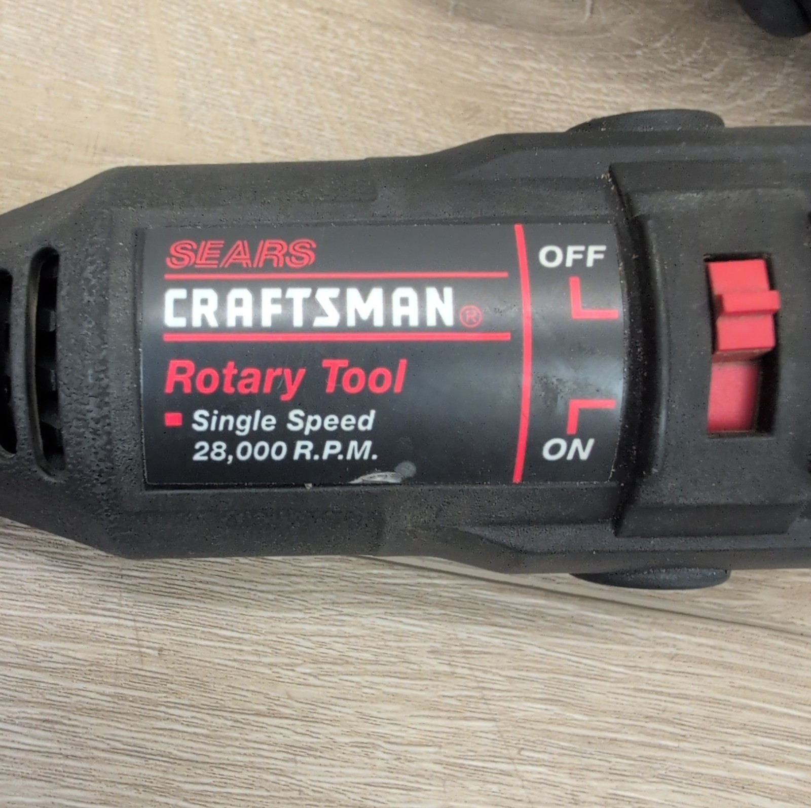 CRAFTSMAN 572.610520 ROTARY TOOL SINGLE SPEED 28000 RPM USA Made Tested