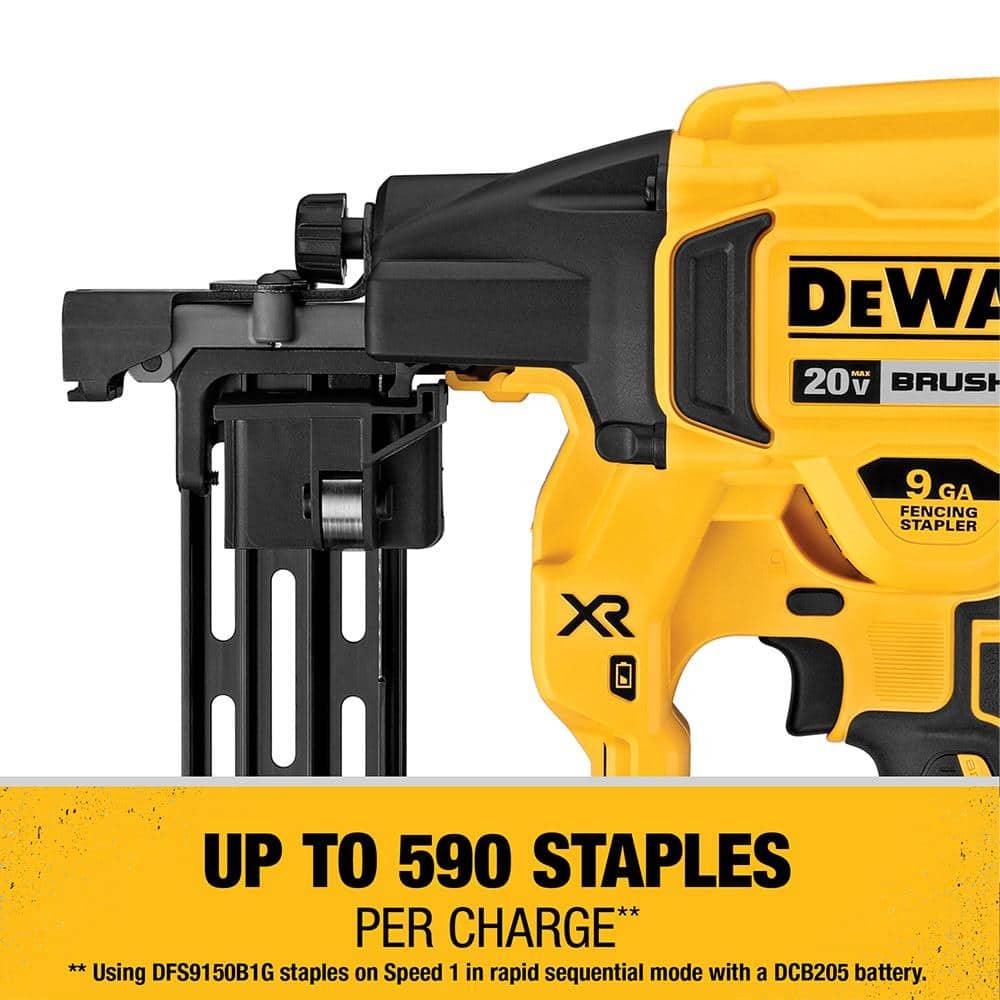 DEWALT 20V MAX 9-Gauge Cordless Fencing Stapler (Tool Only)