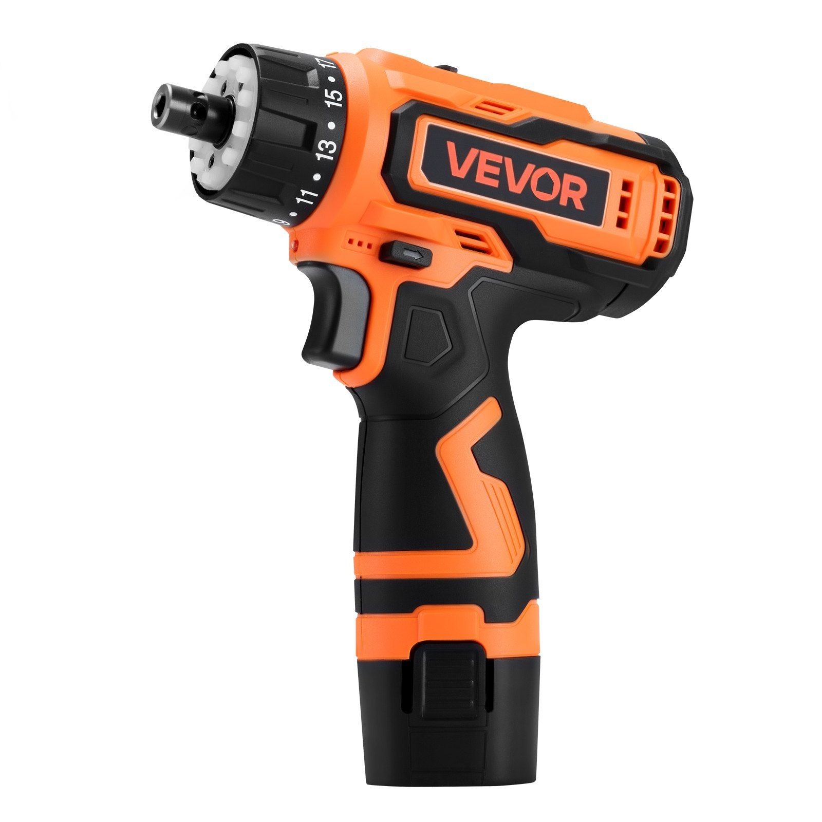 5-in-1 Drill Driver: 32N·m, 0-400/1500 RPM, 19-Torque, All-Metal Chuck